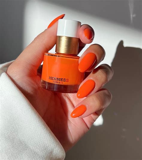 best hermes nail polish color|Hermes nail polish orange poppy.